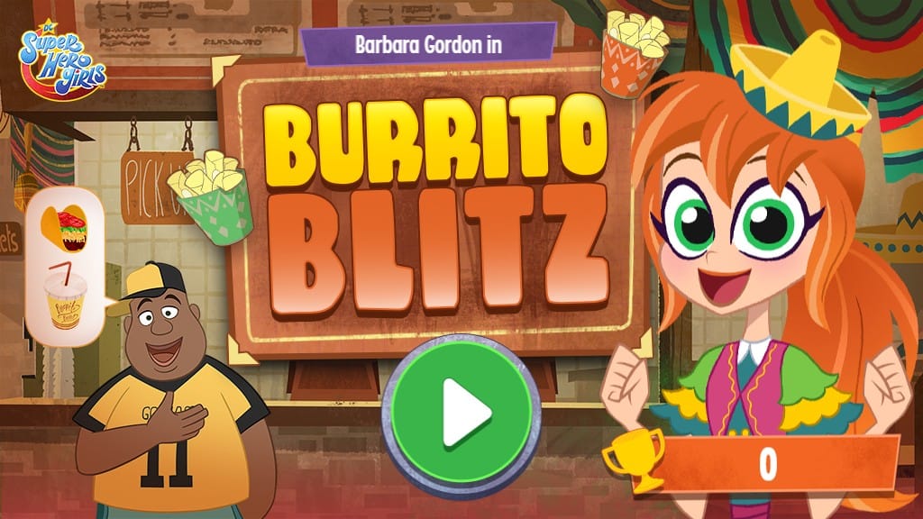 Play DC Super Hero Girls Cooking: Burrito: Blitz