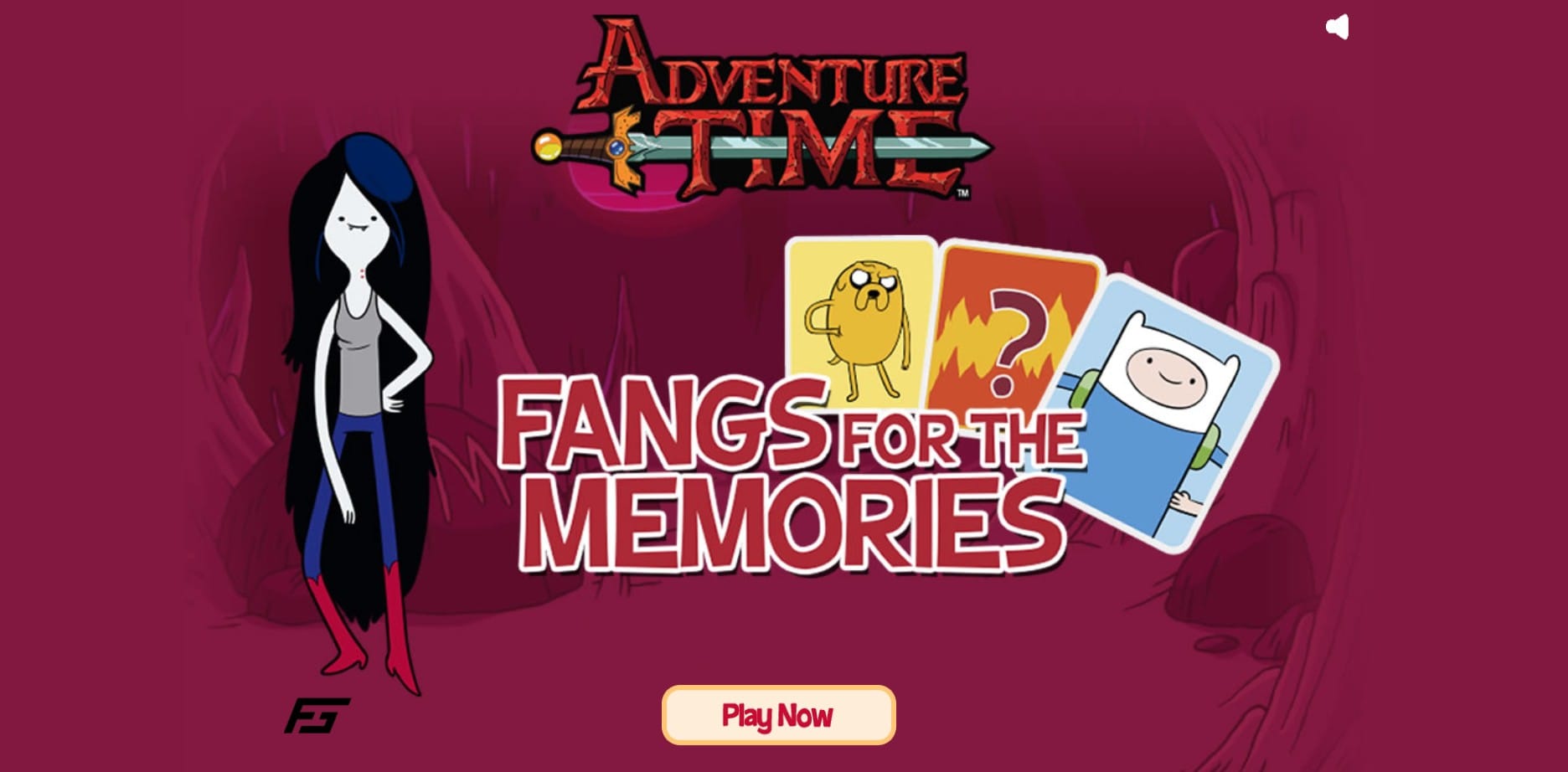 Adventure Time Fangs for the Memories: Online Memory Card