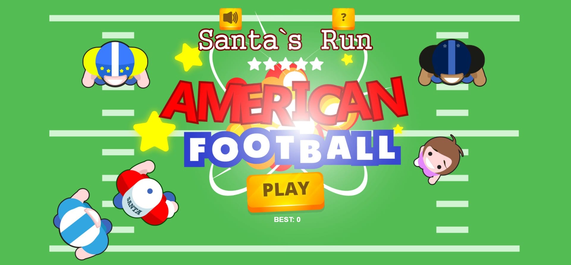 Santa's Run American Football