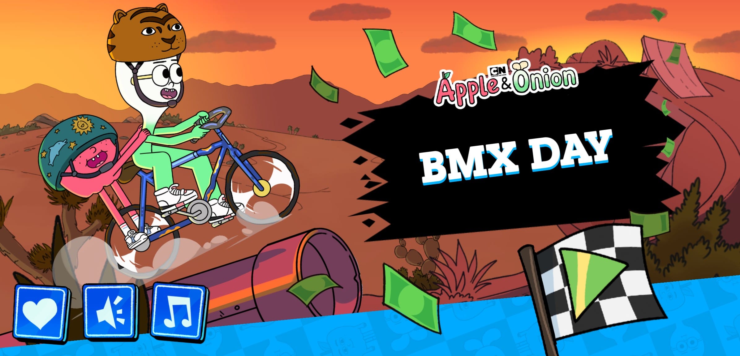 Apple and Onion BMX Day Bike Racing