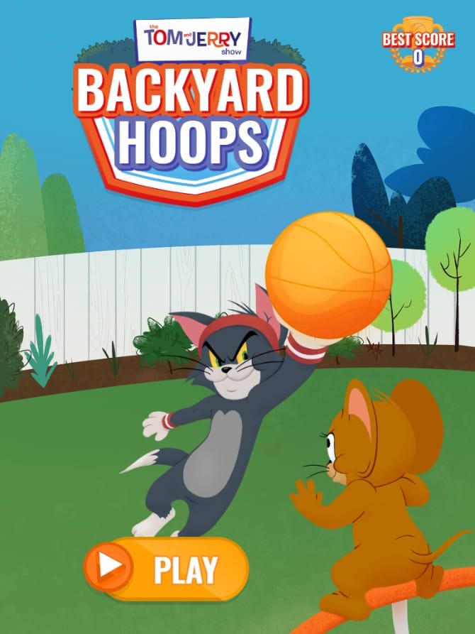 Tom and Jerry Backyard Hoops: Online Basketball