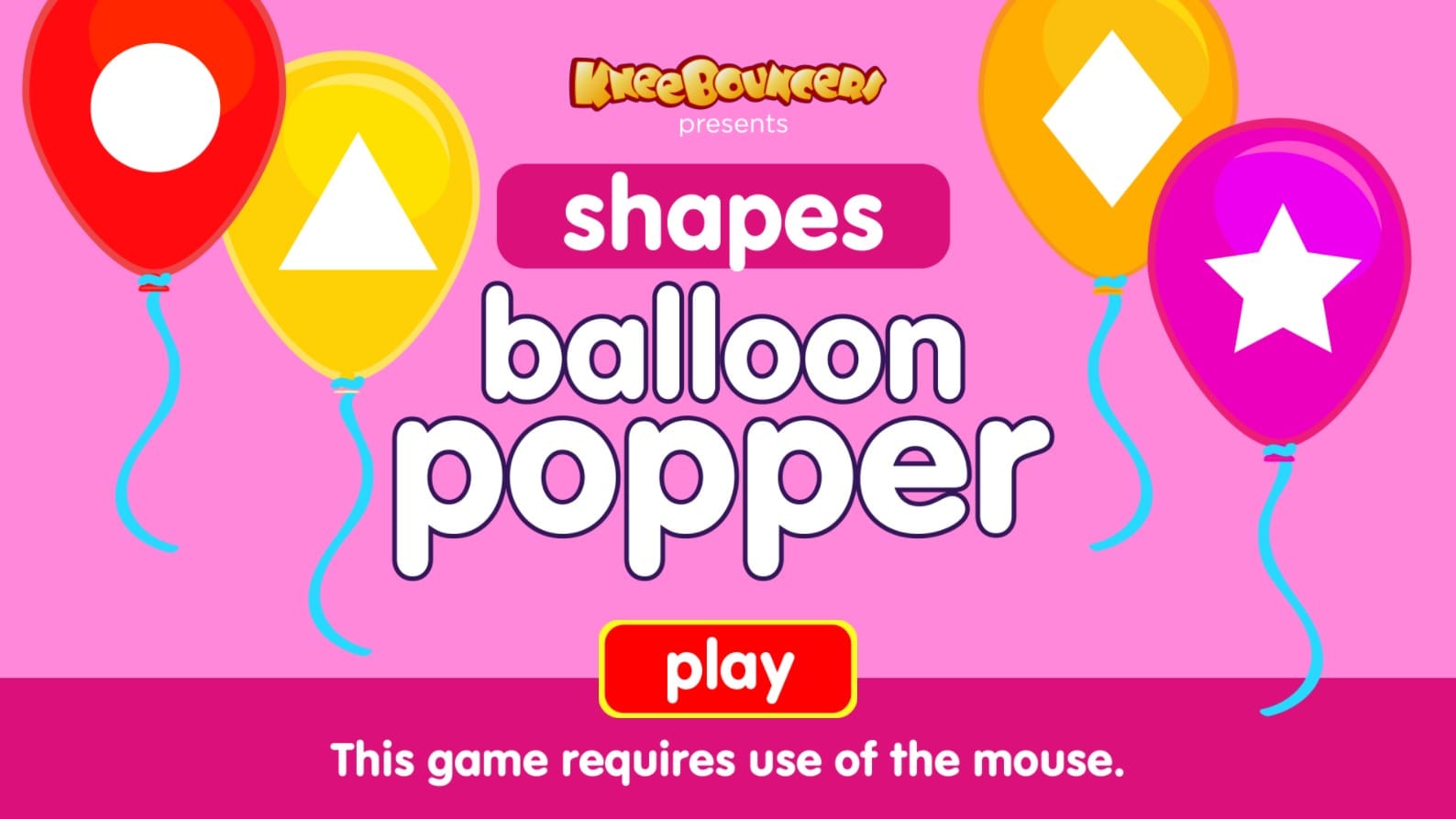 Shapes Balloon Popper Kids Balloon