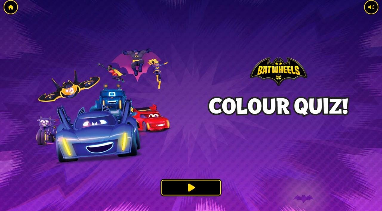 Batwheels Colour Quiz: Play DC Superhero Educational Game Online
