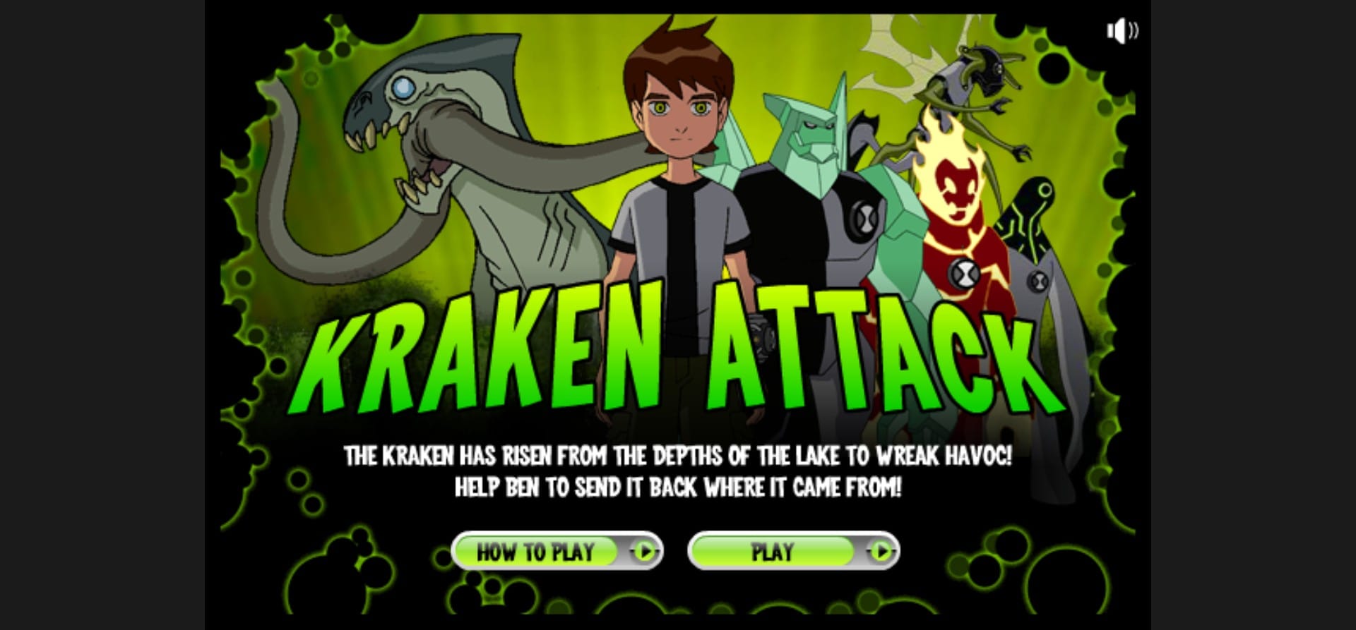 Ben 10 Kraken Attack Cartoon Network