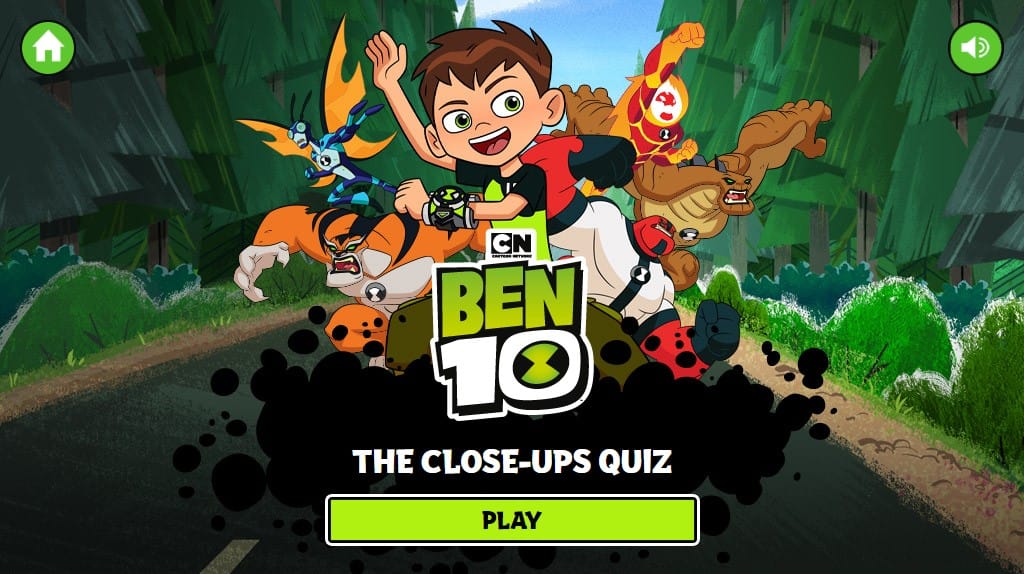 Ben 10 The Close: Ups Quiz