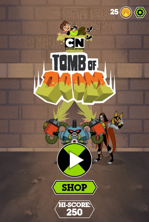 Ben 10 Tomb of Doom: Play Cartoon Network Action