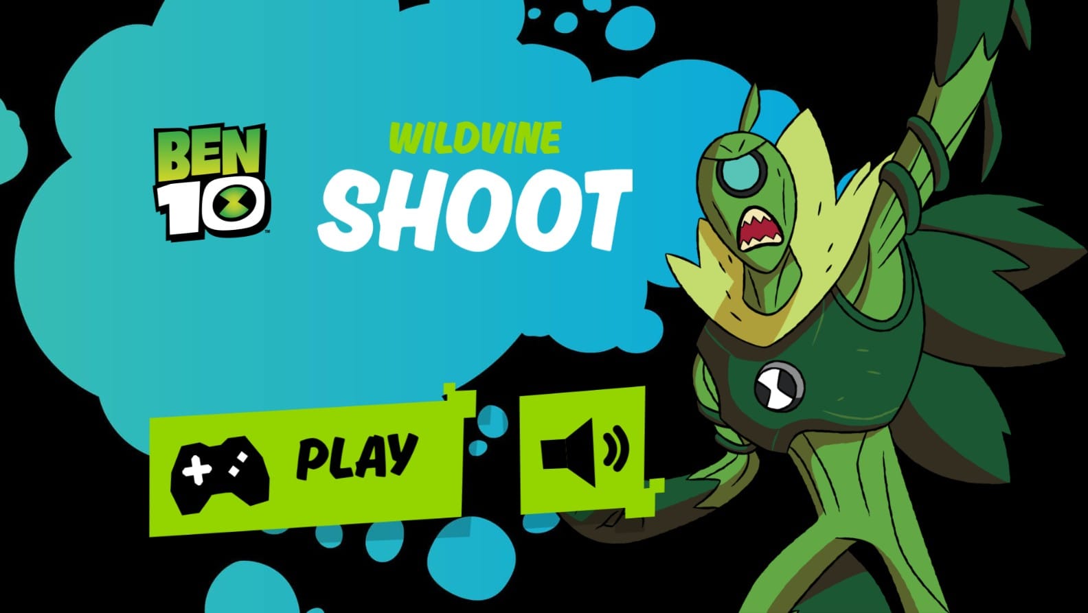 Ben 10 Wildvine Shoot: Action