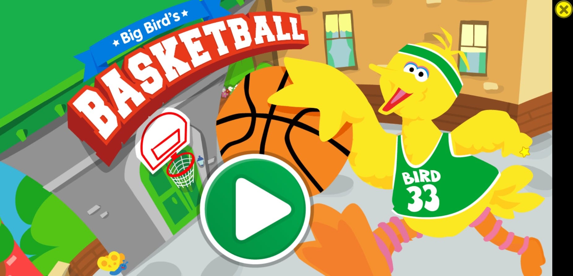 Play Sesame Street Sports Games: Big Bird's Basketball