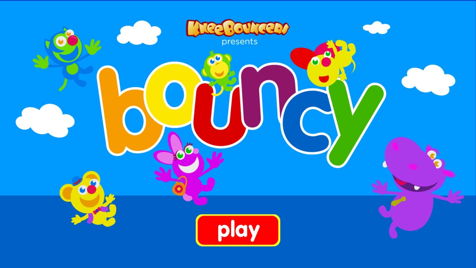 KneeBouncers Bouncy Interactive Browser Game for Preschoolers