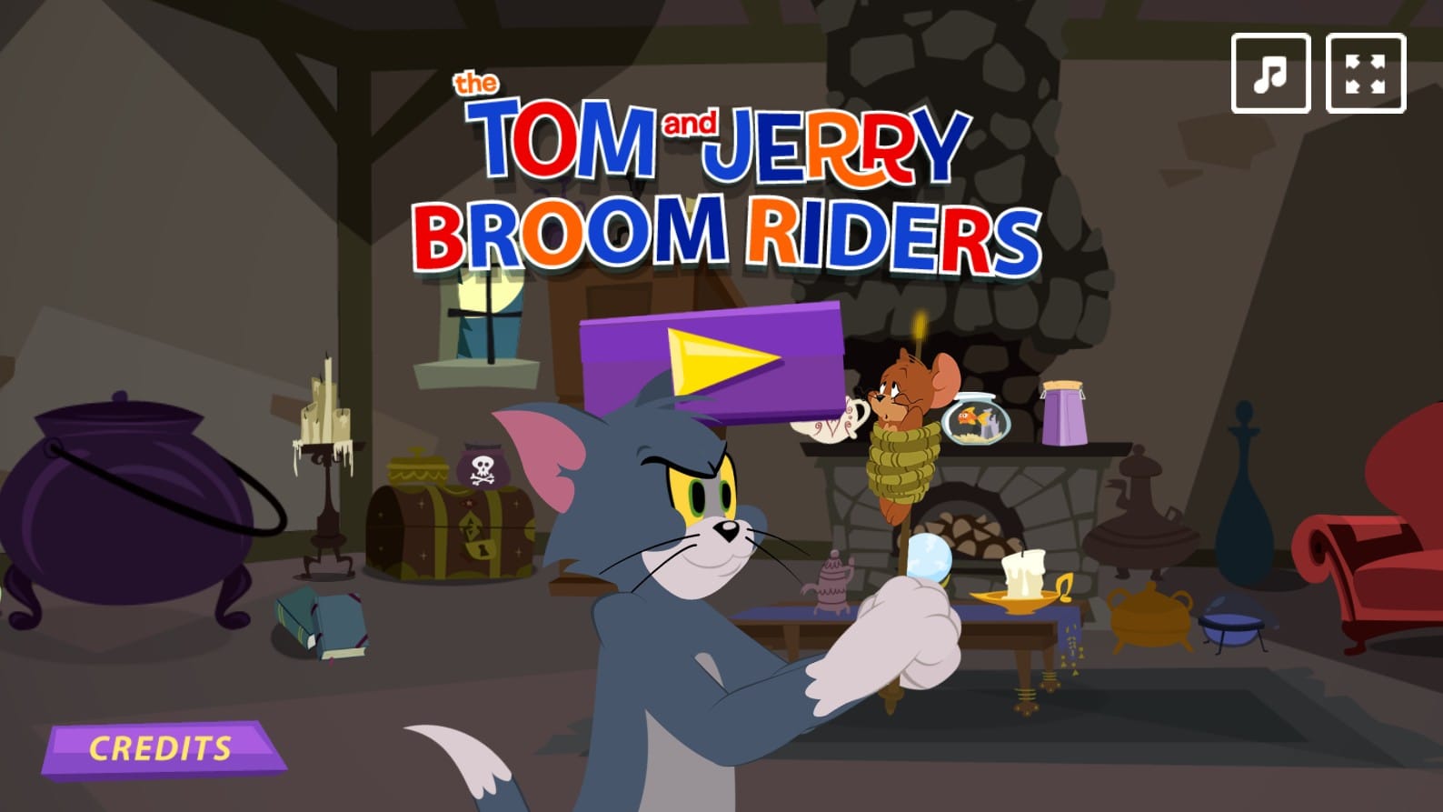 Tom and Jerry Broom Riders