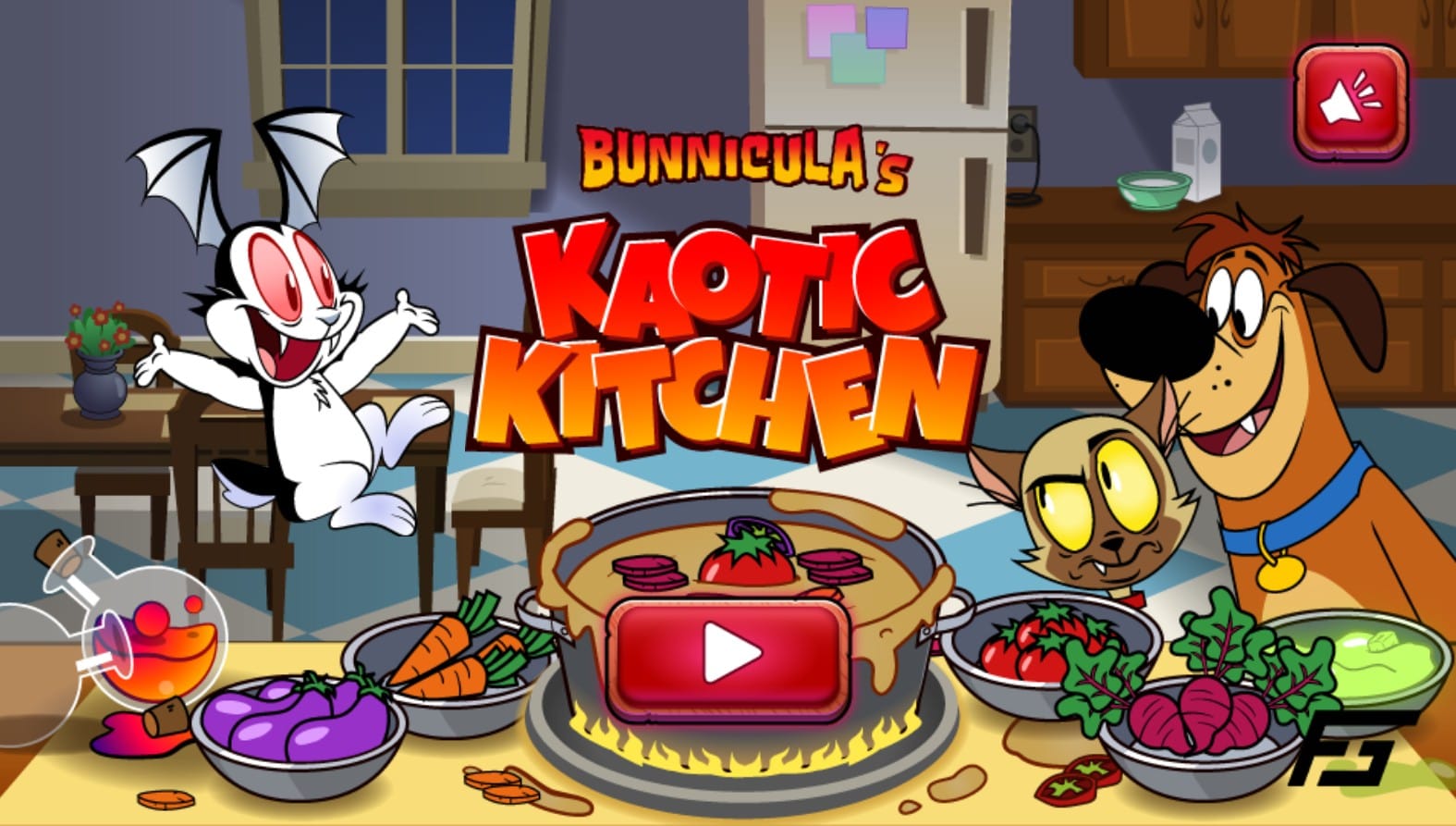 Bunnicula Kaotic Kitchen: Online Cartoon Cooking