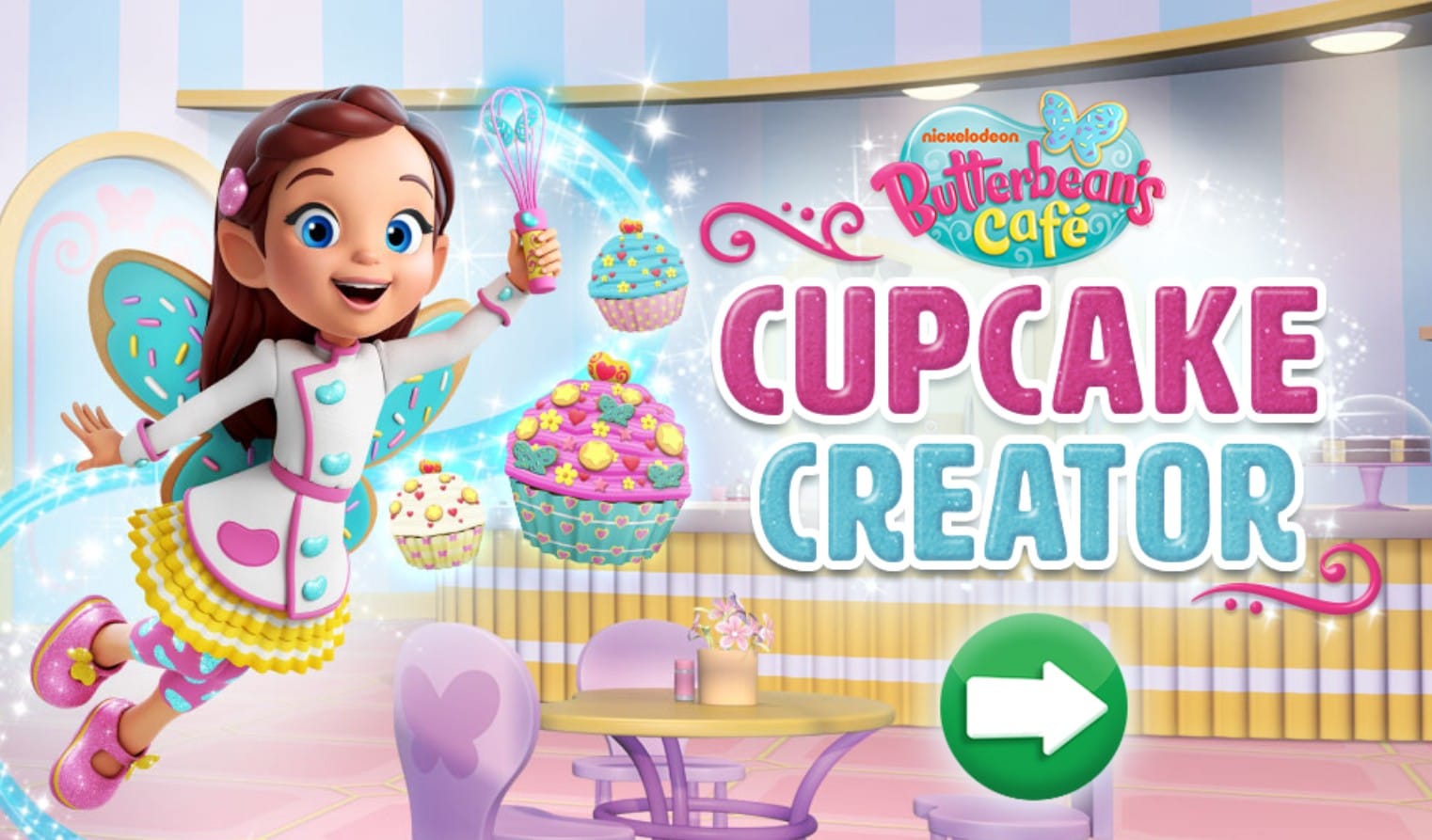Butterbean's Cafe Cupcake Creator: Play Nick Jr Baking Games
