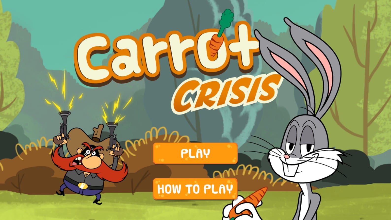 Carrot Crisis: Bugs Bunny and Yosemite Sam