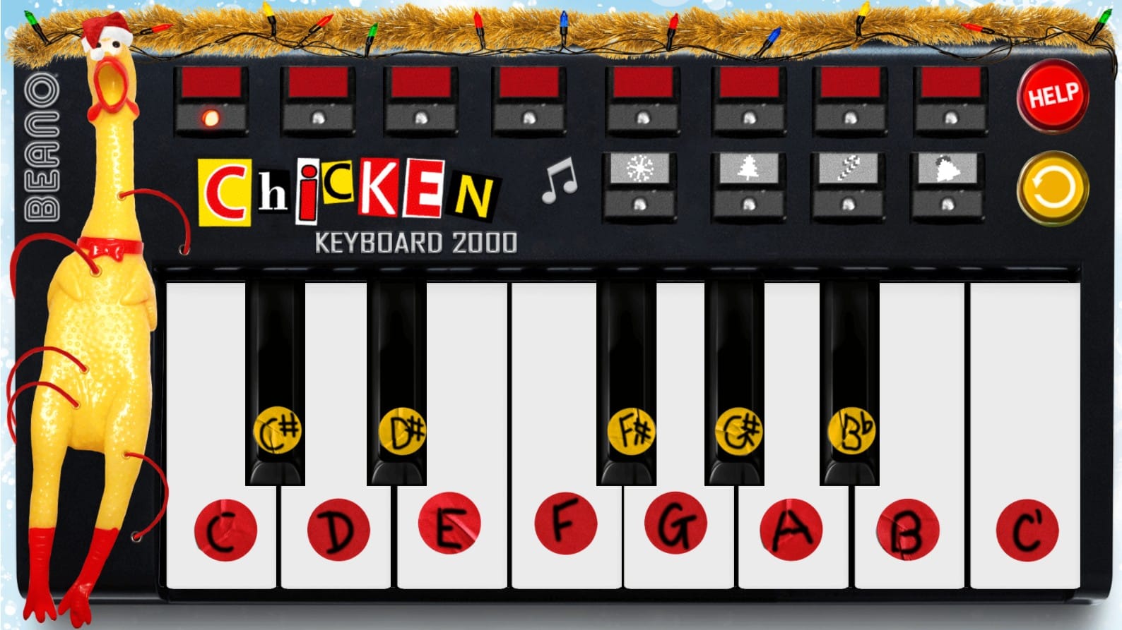 Chicken Piano Keyboard 2000 Online Music