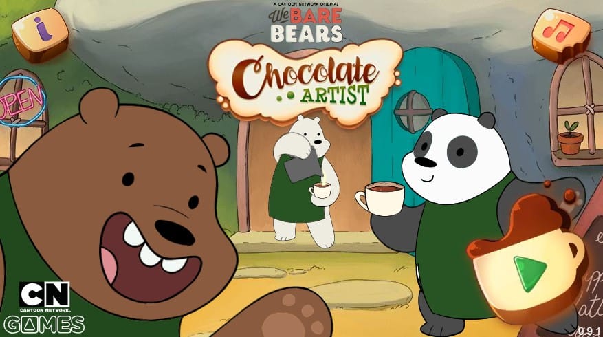 We Bare Bears Chocolate Artist: Creative Cooking