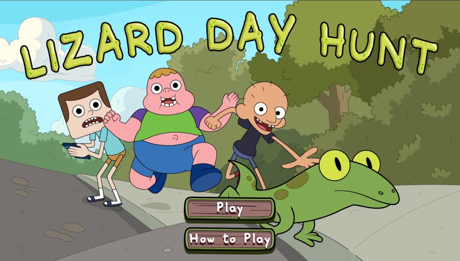 Play Cartoon Network Adventure: Clarence Lizard Day Hunt