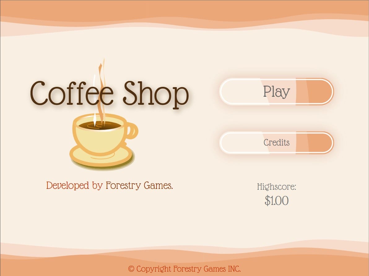 Coffee Shop Cafe Management Simulation