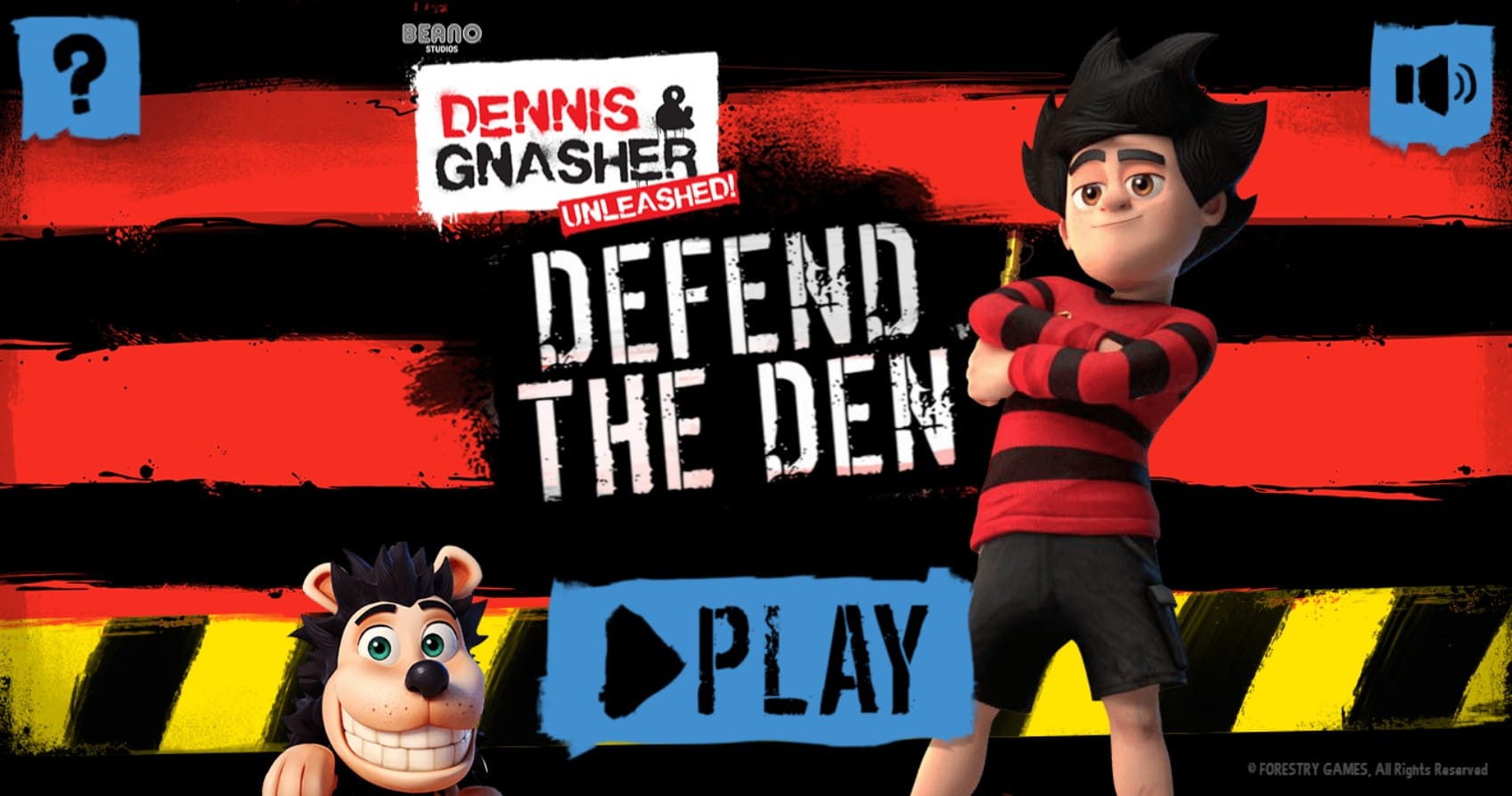 Defend the Den Dennis and Gnasher Unleashed