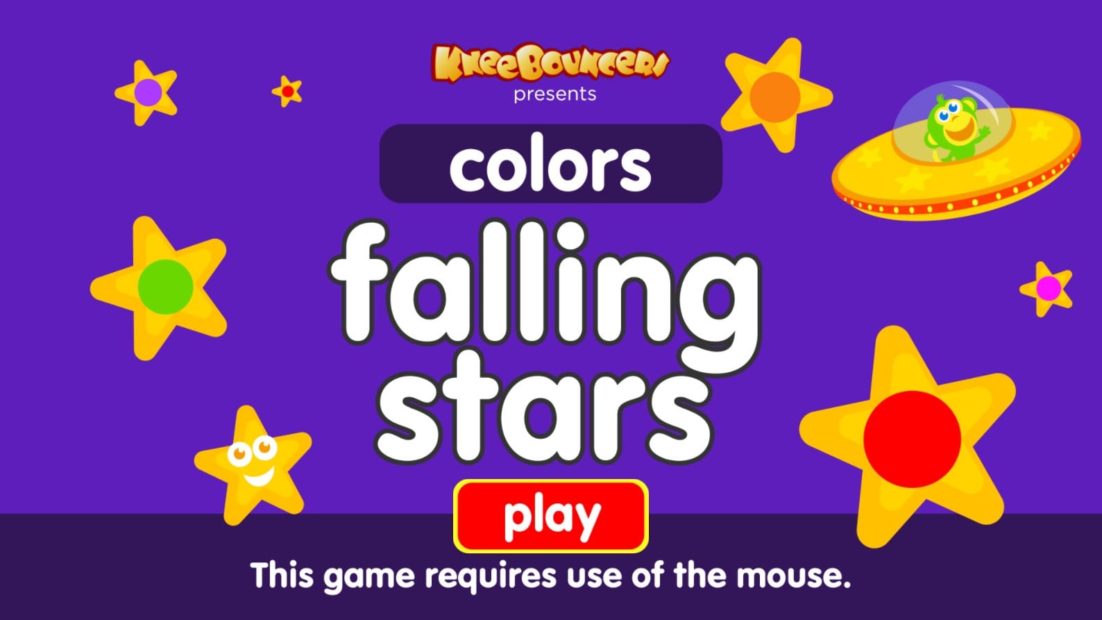 KneeBouncers Educational: Falling Star Colors