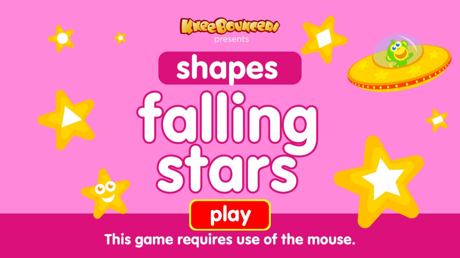 Falling Star Shapes Kids Educational