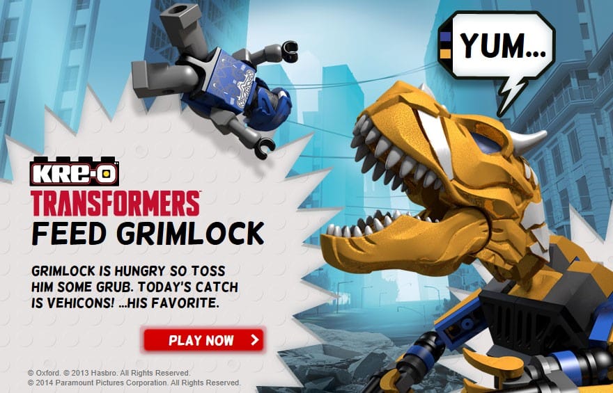 Feed Grimlock Transformers KRE: O