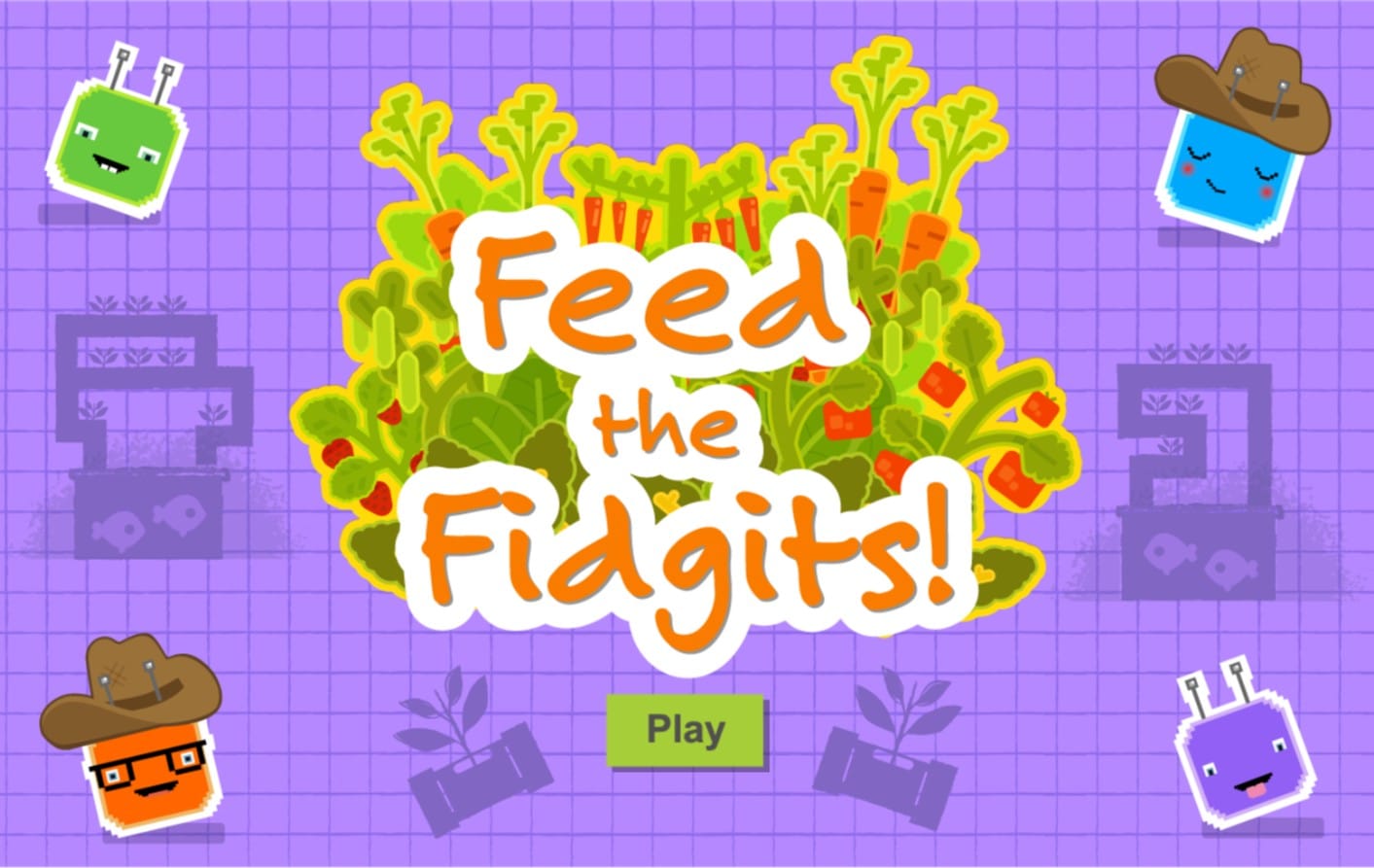 Feed the Fidgits Puzzle Game for Kids