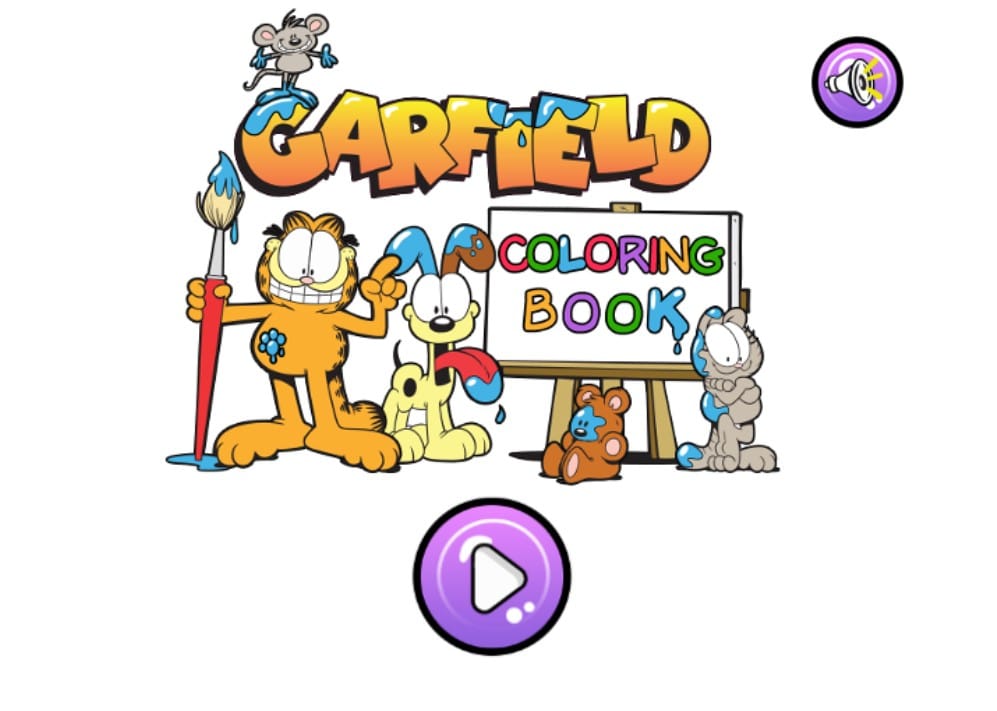 Garfield Coloring Book