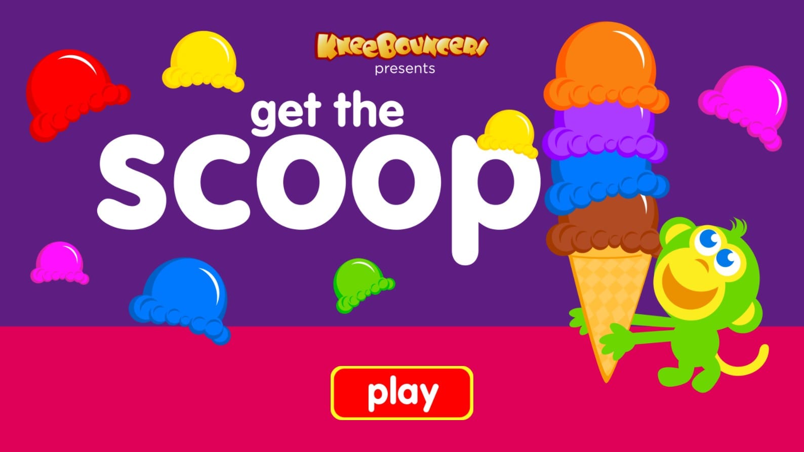 Get the Scoop Arcade Ice Cream Game for Kids