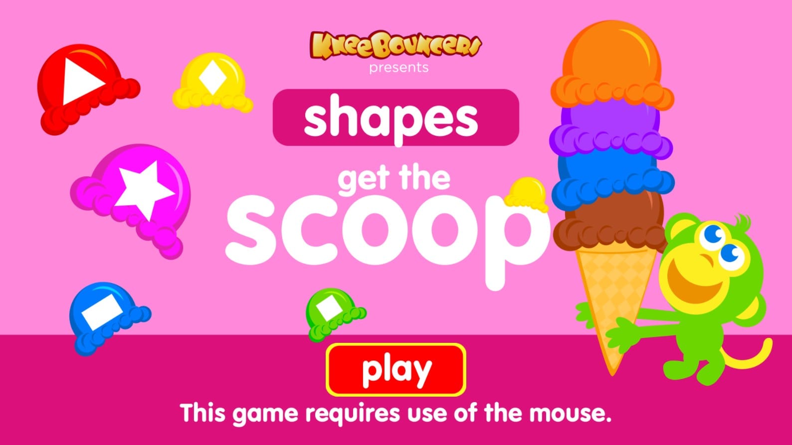 Get the Scoop Shapes Kids Learning