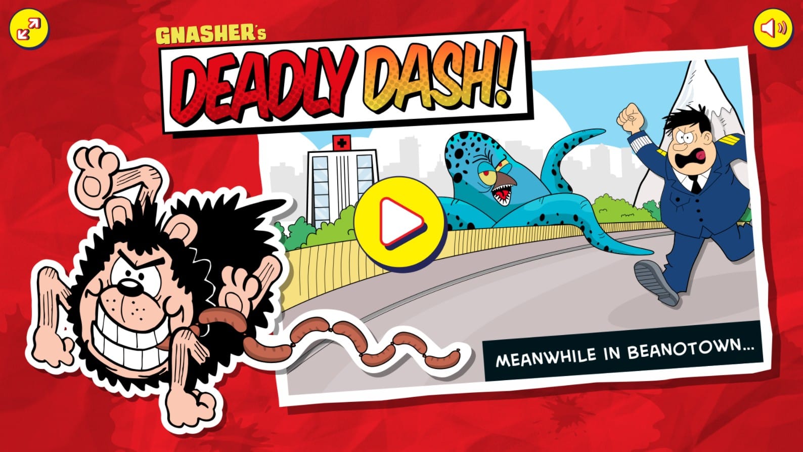 Play Beano Cartoon Adventure: Gnasher's Deadly Dash