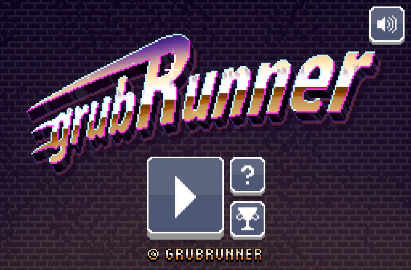 Grub Runner Retro Arcade Food Delivery