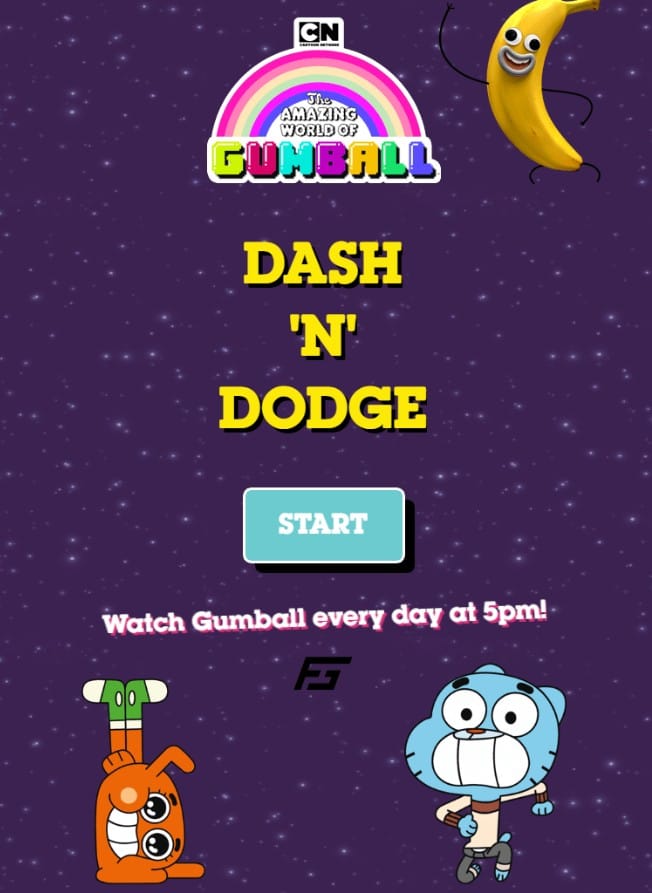 The Amazing World of Gumball Dash n Dodge: Play Cartoon Network Games