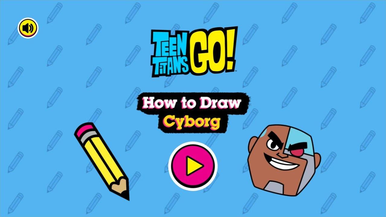 Teen Titans Go Drawing: How to Draw Cyborg