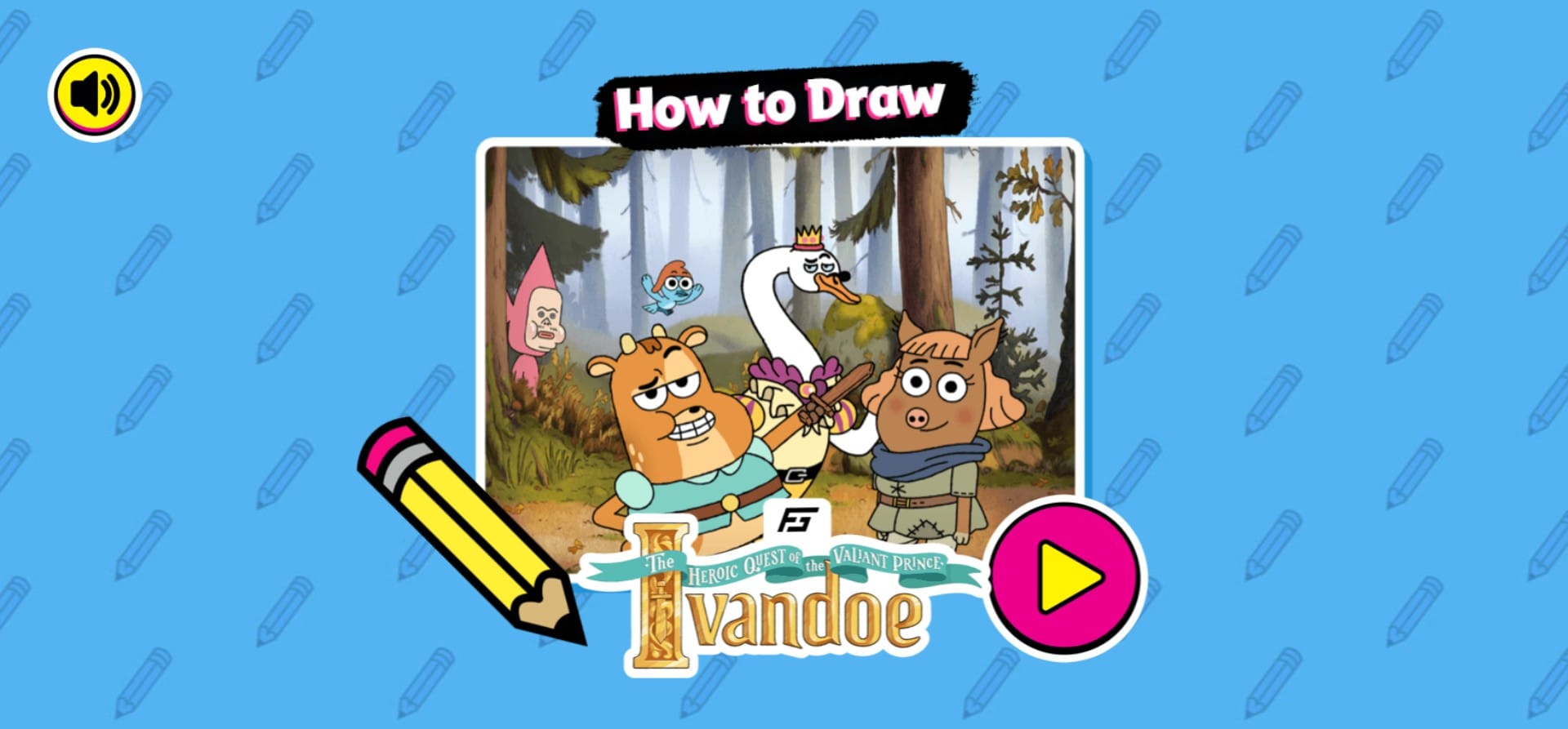 How to Draw Ivandoe: Interactive Cartoon Drawing