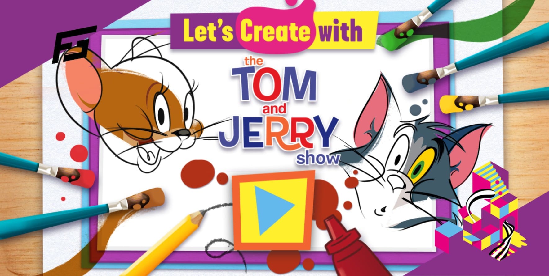 Let's Create with Tom and Jerry: Online Coloring and Art