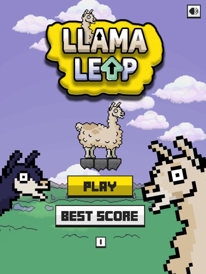 Llama Leap Pixel Art Jumping