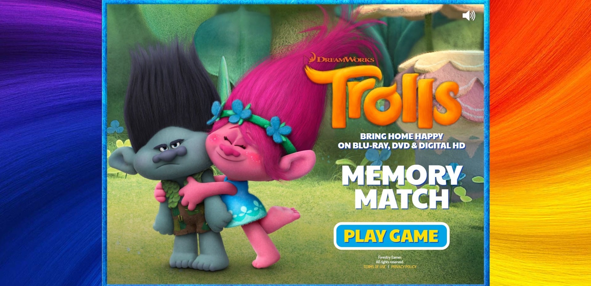 DreamWorks Trolls Memory Match