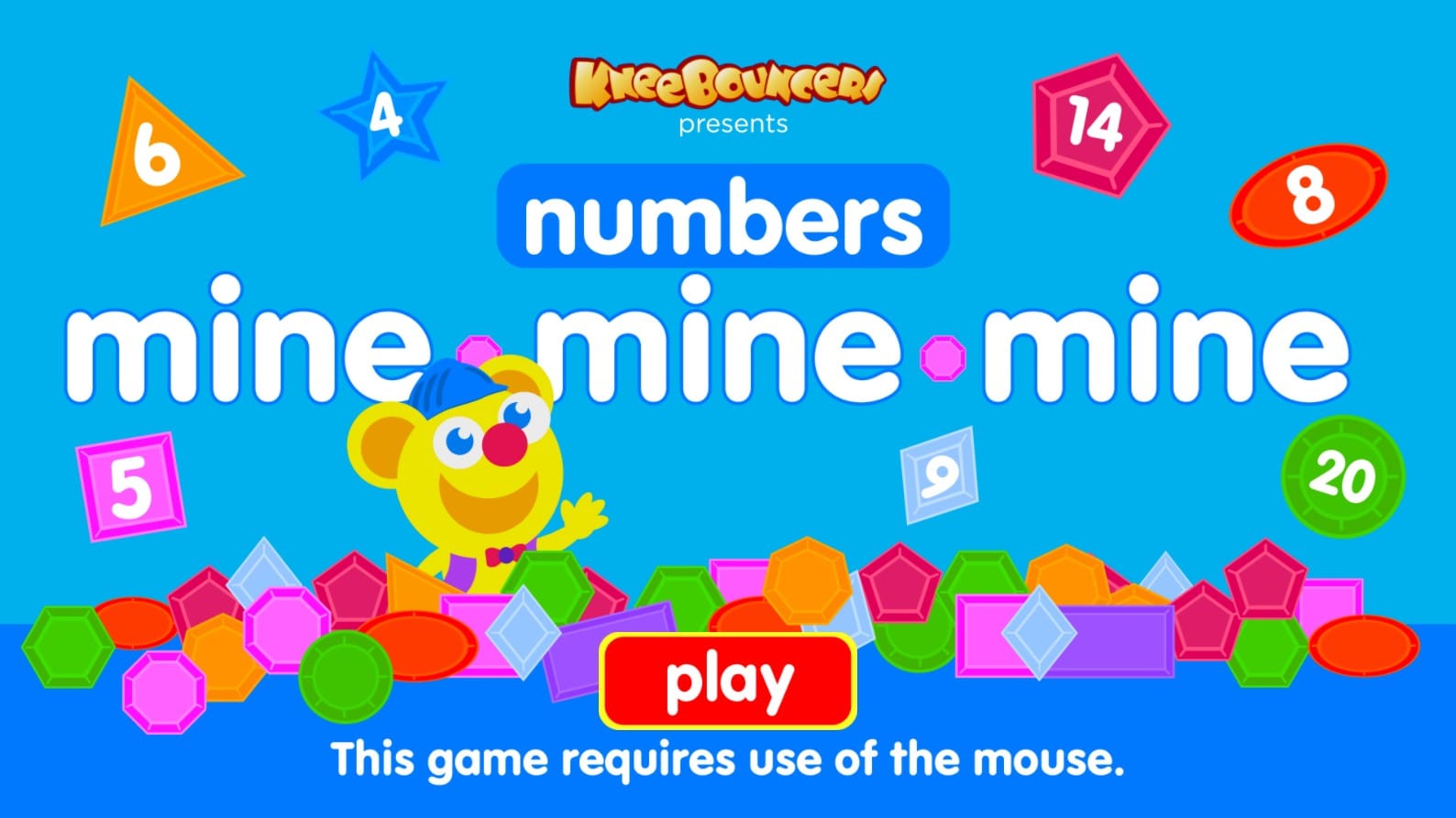 Mine Numbers KneeBouncers Educational