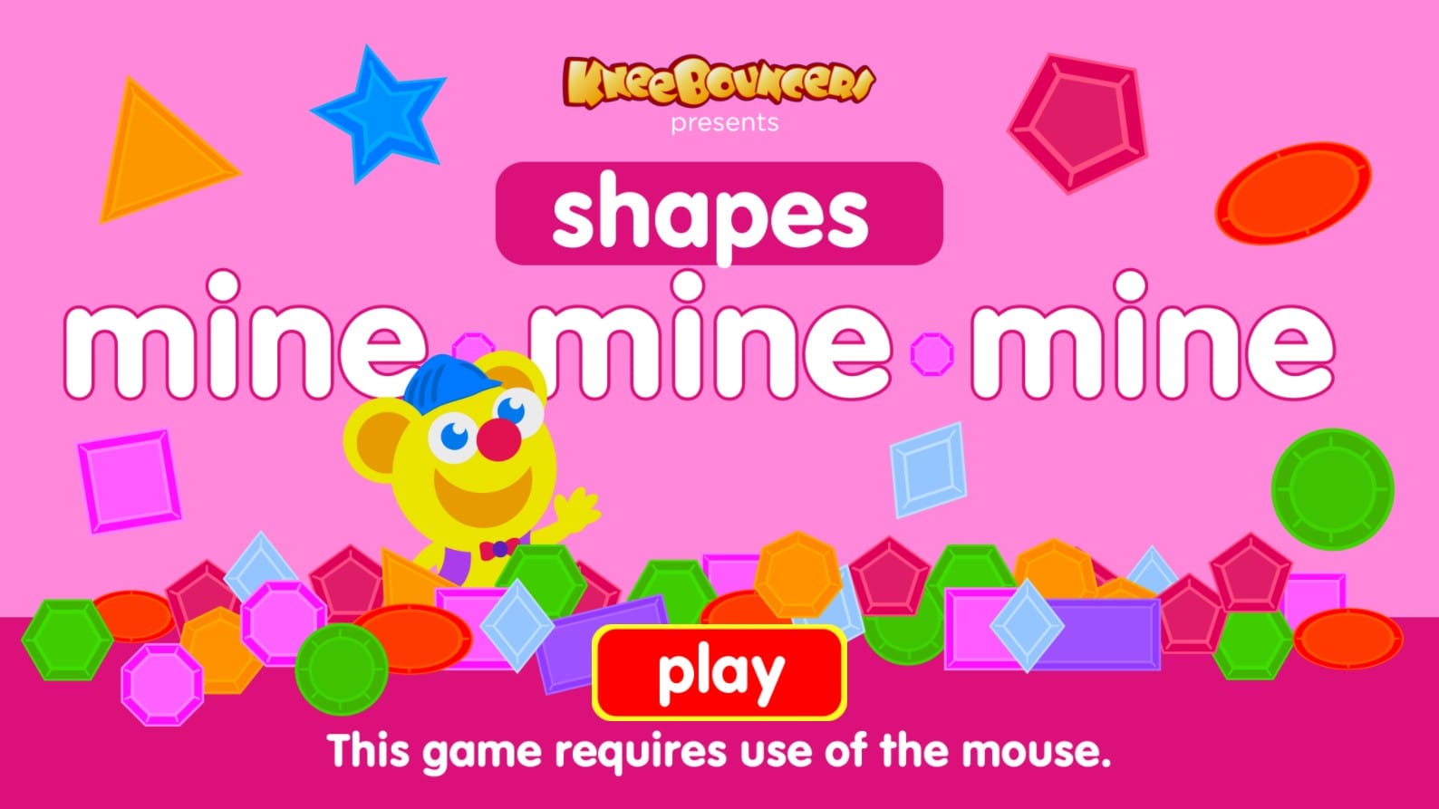 Mine Shapes KneeBouncers Educational