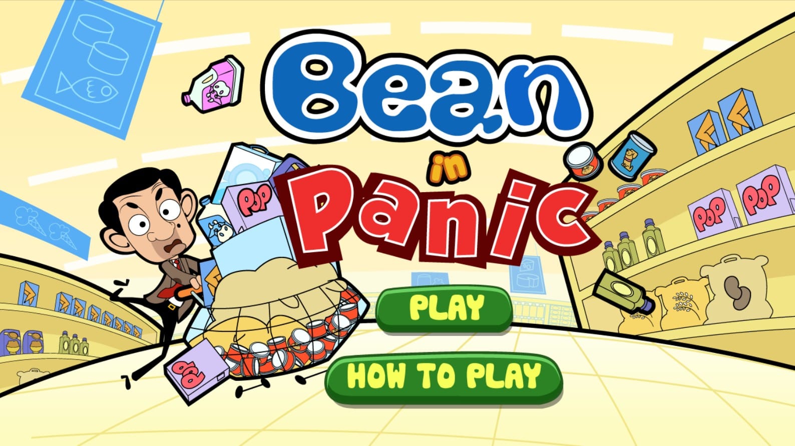 Mr Bean in Panic Online Supermarket