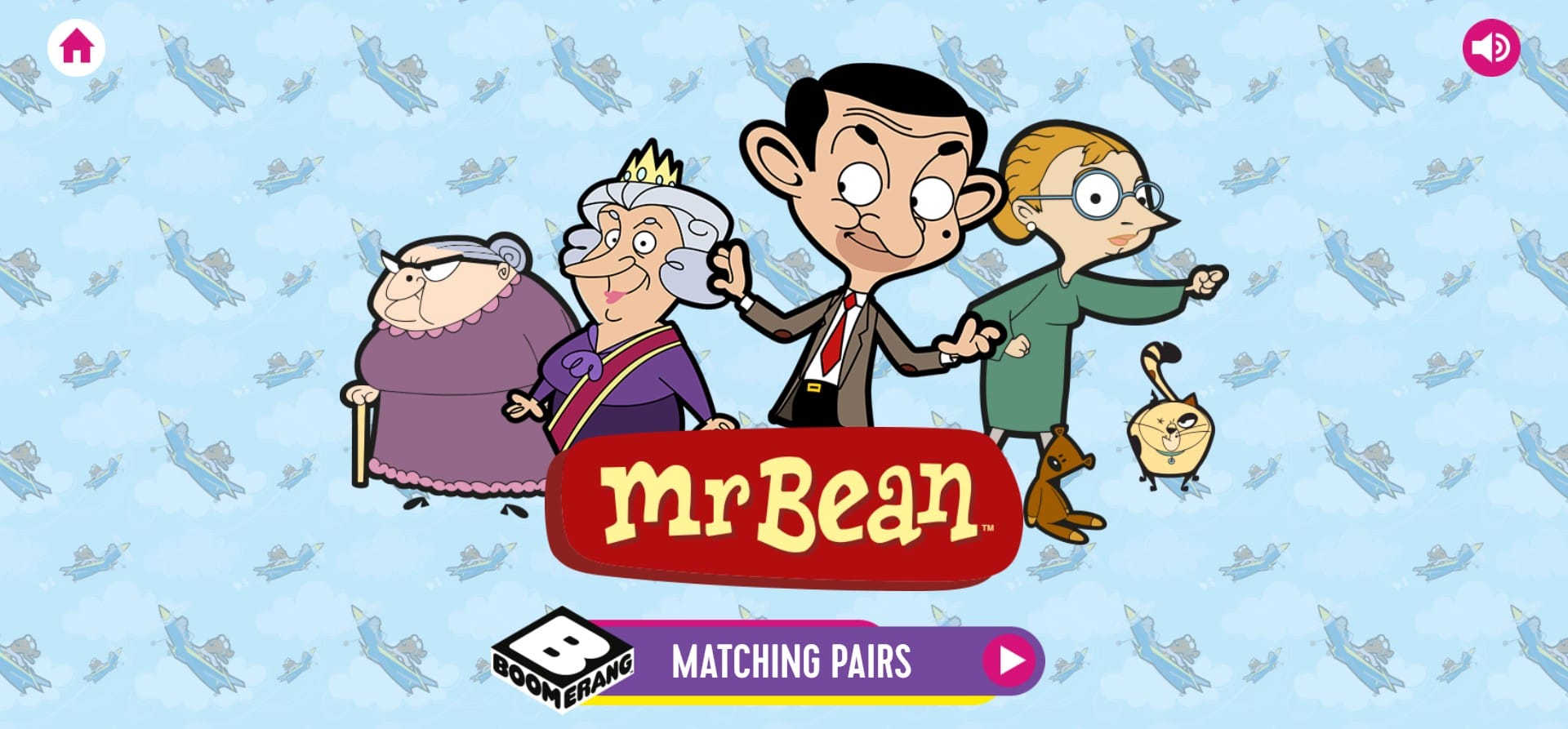 Mr. Bean Matching Pairs Boomerang Memory