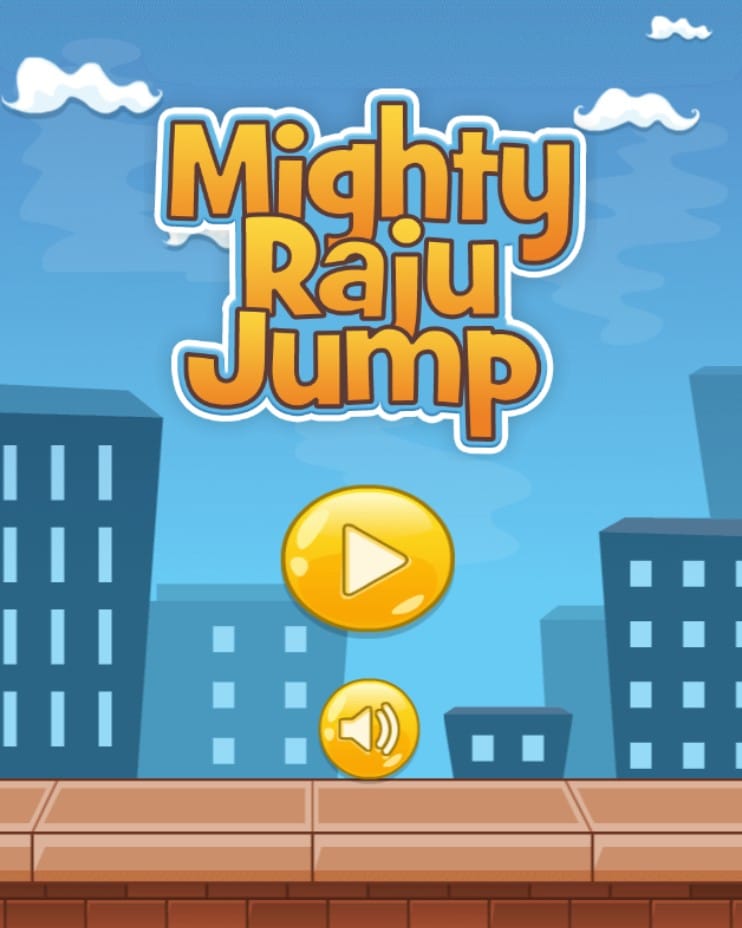 Mighty Raju Jump: Online Superhero Arcade