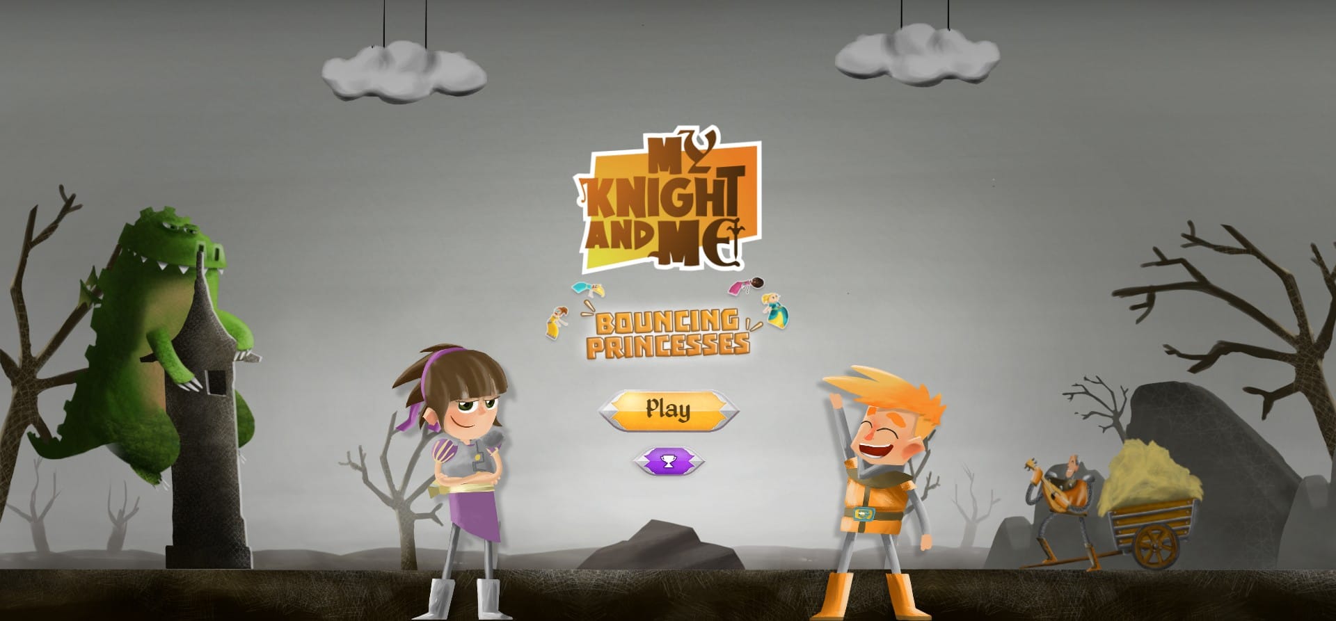 My Knight and Me Bouncing Princesses