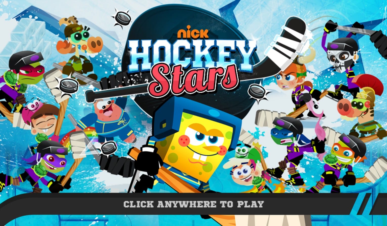 Nick Hockey Stars Nickelodeon Ice Hockey