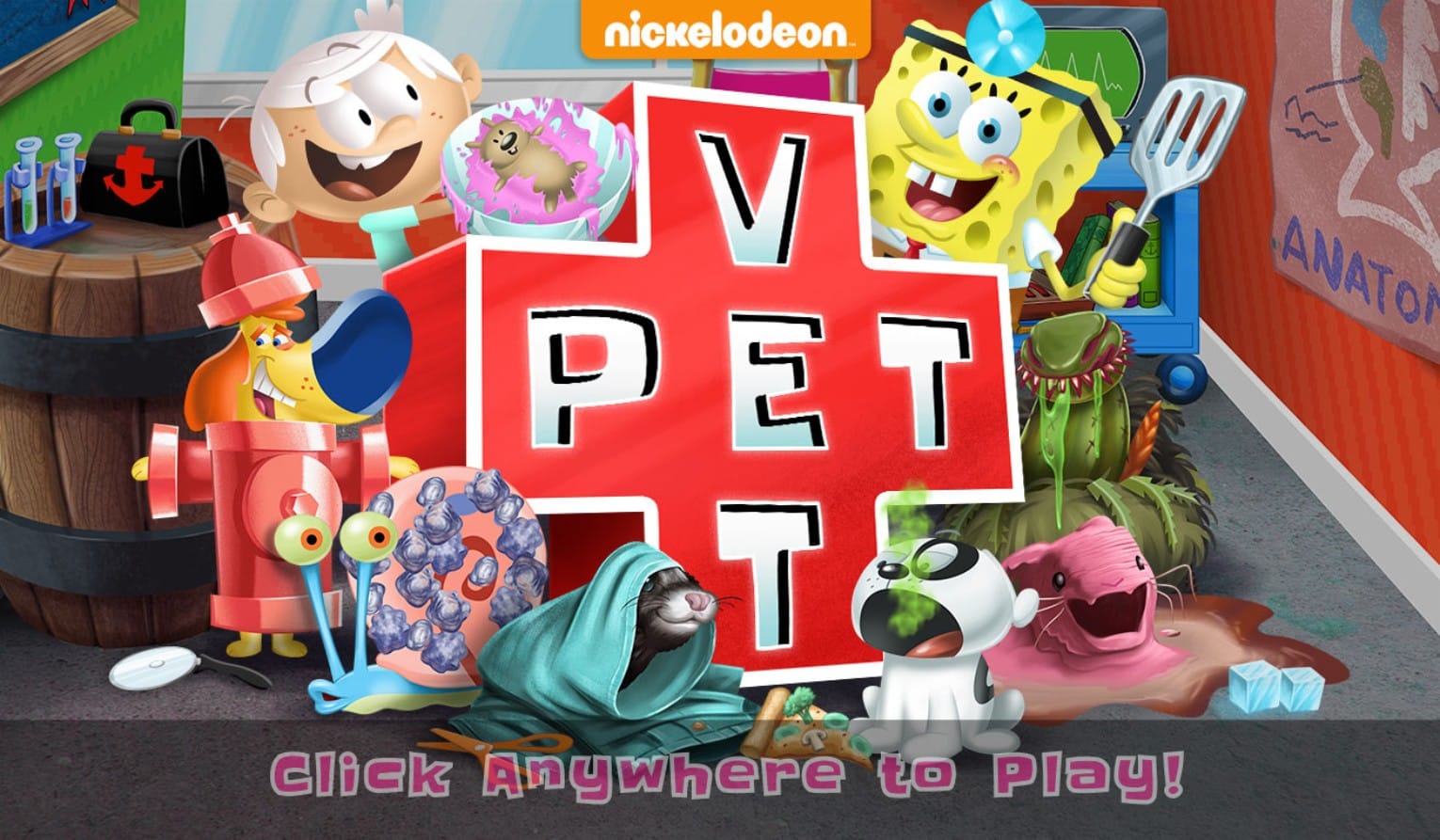 Play Nickelodeon Animal Doctor: Nick Pet Vet