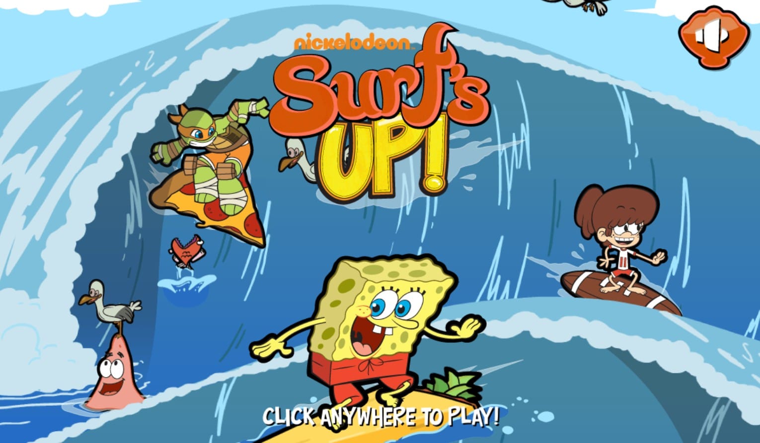 Nickelodeon Surf's Up: Online Browser Surfing