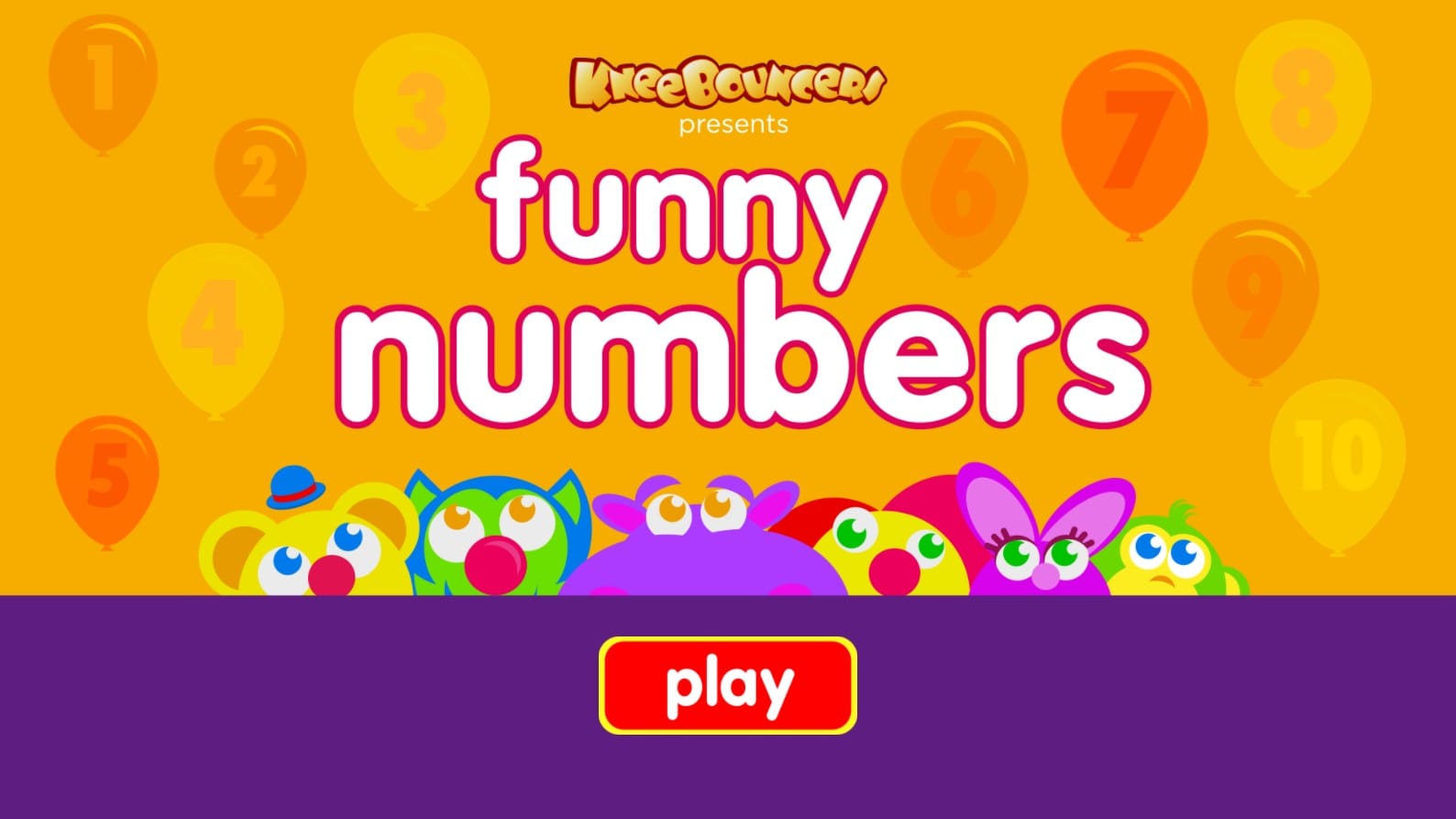 Funny Numbers KneeBouncers Educational