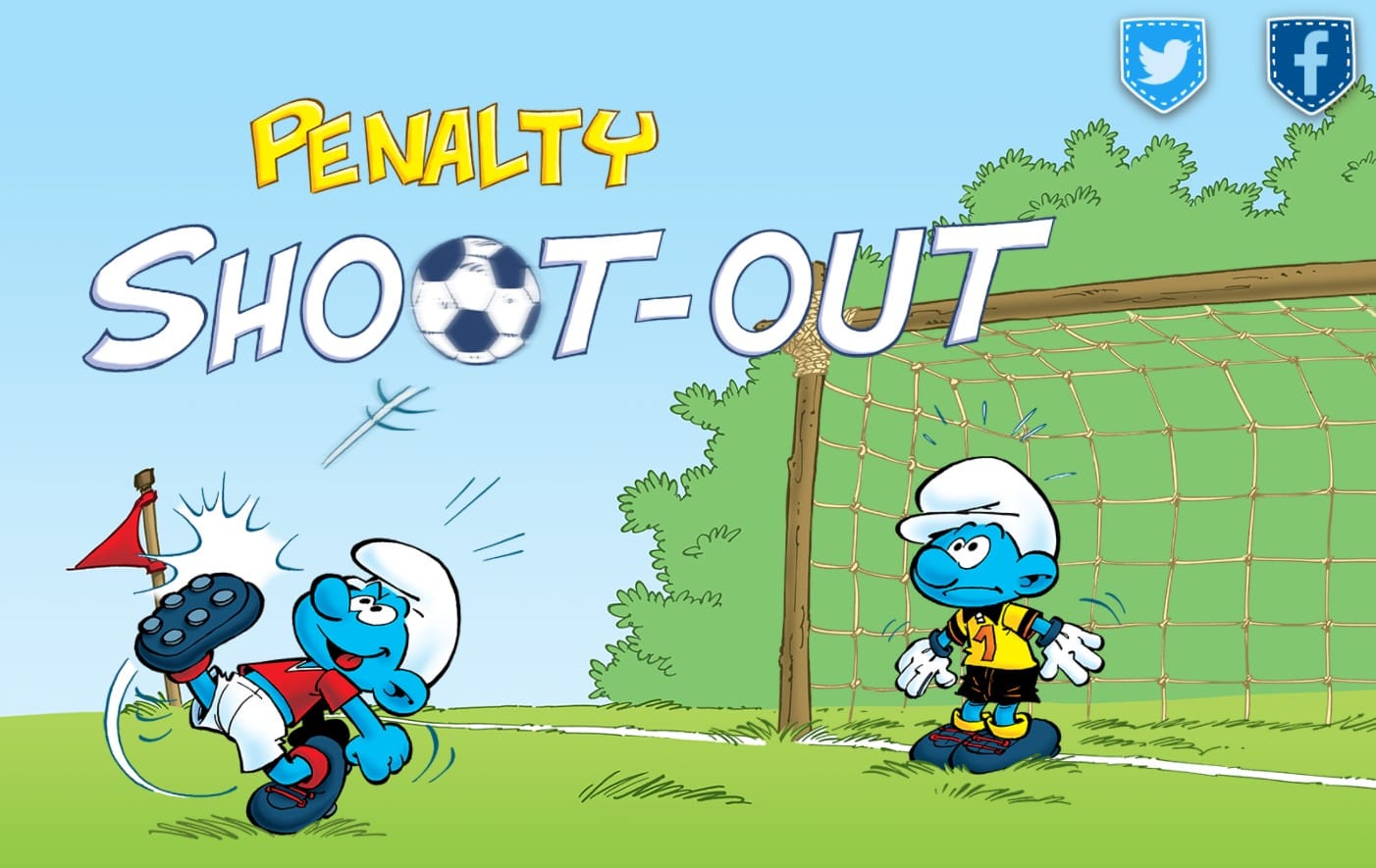 Smurfs Penalty Kick Soccer