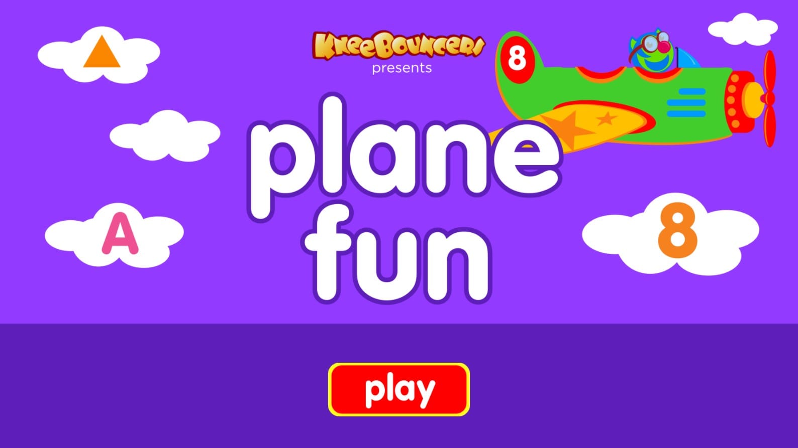 Plane Fun KneeBouncers Number Learning
