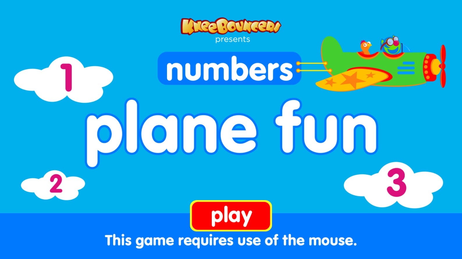 Plane Numbers Educational Flying